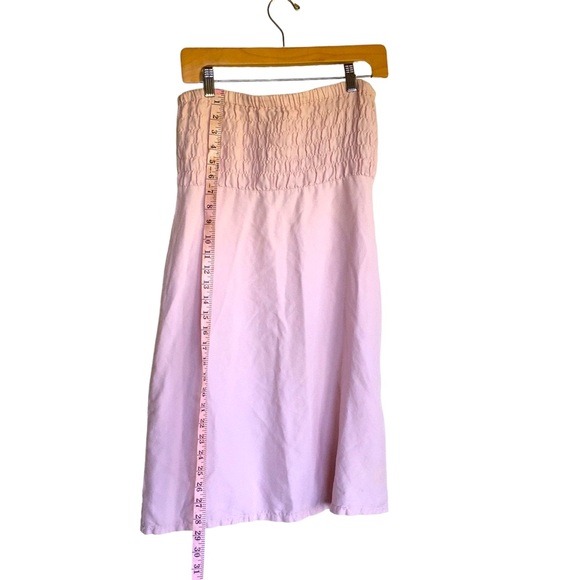 Da Nang Vintage Strapless Dress in Baby Pink - Picture 4 of 8